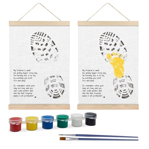Fathers Day Footprint Art Kit