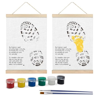 Fathers Day Footprint Art Kit