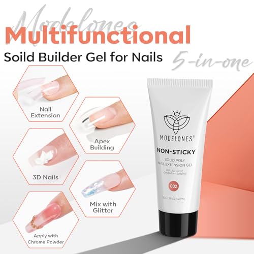 50g Pink Nude Solid Builder Gel Poly Nail Gel Extension