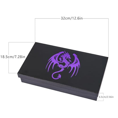 4-in-1 Dice Storage Box, Portable Dice Box for Role Playing Games (35.2 Ounce)