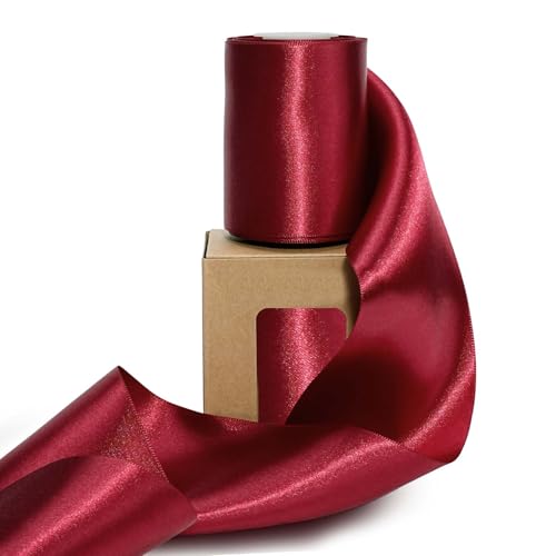 Red Satin Ribbon 3 Inch x 10 Yards Double Faced