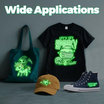 Pinkie Glow In The Dark Iron On Transfer Paper for Inkjet Printer