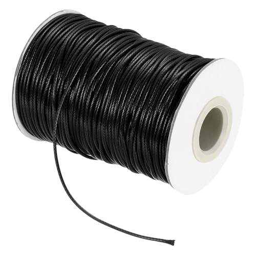 Waxed Cord 1.5mm Waxed Thread 87 Yard Wax String Leather Cord for Bracelet Making