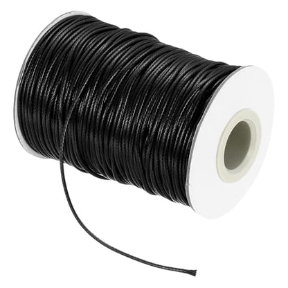 Waxed Cord 1.5mm Waxed Thread 87 Yard Wax String Leather Cord for Bracelet Making