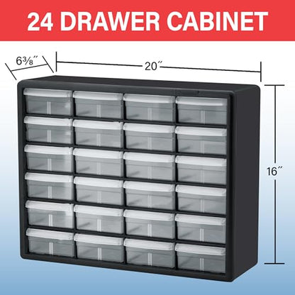 24 Drawer Plastic Storage Cabinet