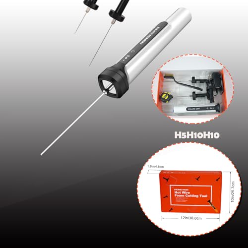 3-in-1 Hot Wire Foam Cutter, 662°F Styrofoam Cutter Kit, White