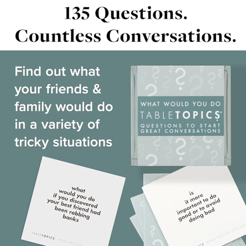 What Would You Do Question Card Game (135 Count)