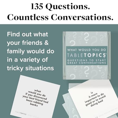 What Would You Do Question Card Game (135 Count)