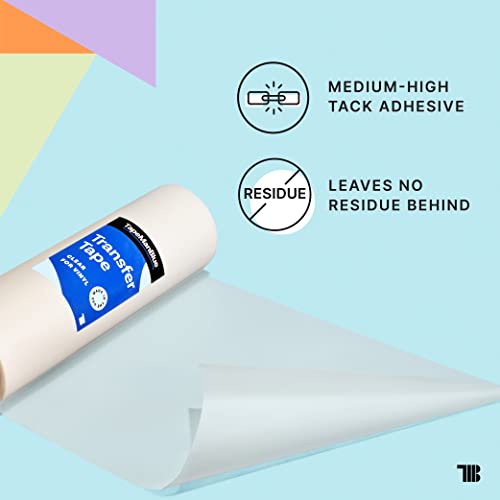 24" x 300' Roll of Clear Transfer Tape for Vinyl (300 Foot)