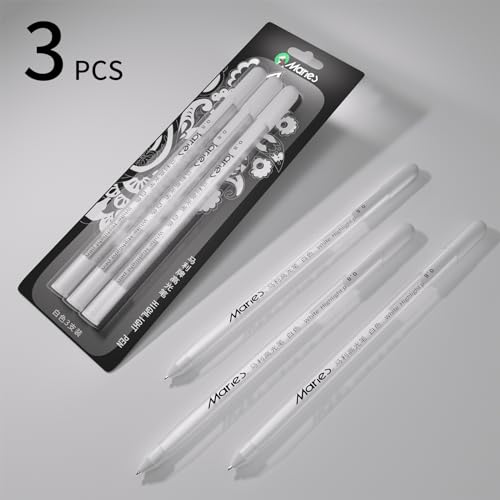 White Gel Pen Set (3 Count)