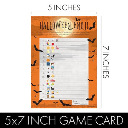Halloween Emoji Guessing Game (25 Count)