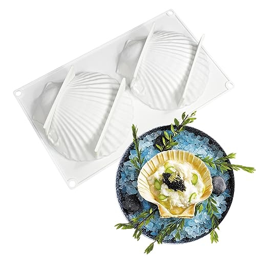 Big Sea Shell Silicone Baking Mold for Baking 3D Bakeware Chocolate Mold Cupcake Pan Cake DIY Muffin Kitchen Tool