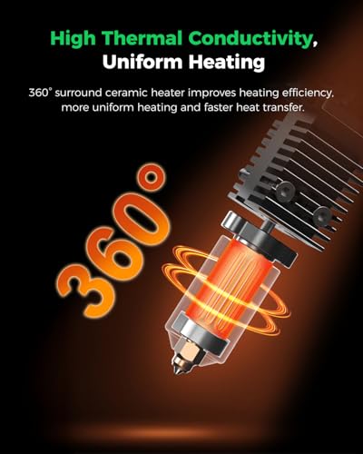 Official K2 Ceramic Heating Block Hotend Kit
