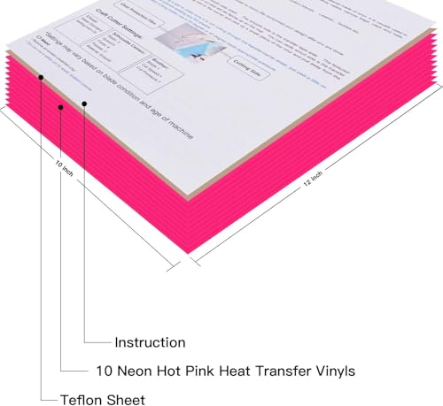 Neon Pink Heat Transfer Vinyl