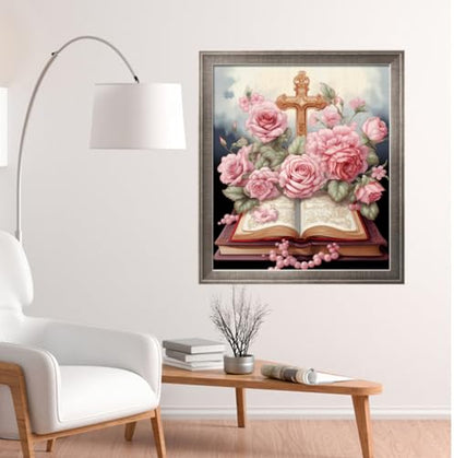 Cross Stitch Stamped Kit for Adults