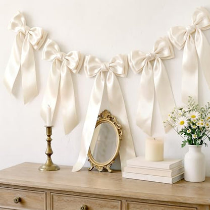 Ivory Satin Ribbon 3 Inch x 10 Yards Double Faced