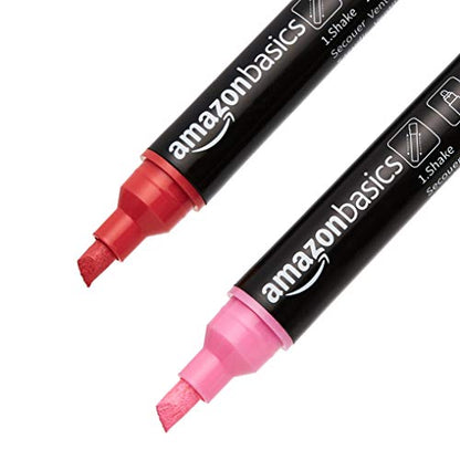 Bullet Chisel Reversible Tip Liquid Chalk Markers (8 Count)