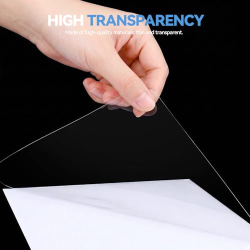 36 Sheets Transparent Laminate Sheets Self Adhesive Laminating Sheets (36 Count)