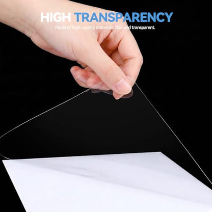 36 Sheets Transparent Laminate Sheets Self Adhesive Laminating Sheets (36 Count)