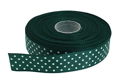 Polka Dot Grosgrain Ribbon 25 Yard Each Roll 100% Polyester