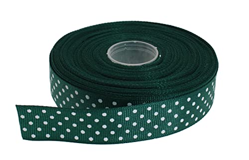 Polka Dot Grosgrain Ribbon 25 Yard Each Roll 100% Polyester