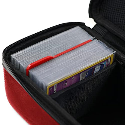 Red Bolt Card Carrying Case fits PM Cards and other TCG Games