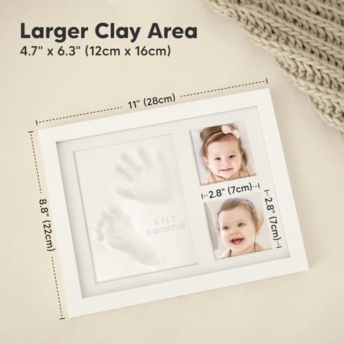 Baby Hand and Footprint Kit Quick Dry Clay Baby Footprints