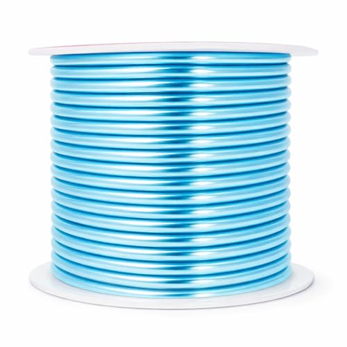 10 Gauge Ice Blue Anodized Aluminum Craft Wire