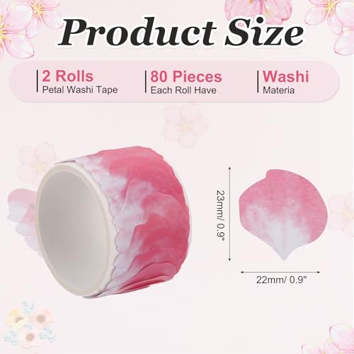 2 Rolls Petal Washi Tape