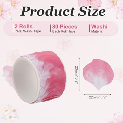 2 Rolls Petal Washi Tape