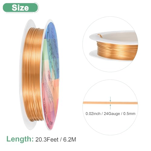0.5 mm 24 Gauge Copper Wire for Jewelry Making