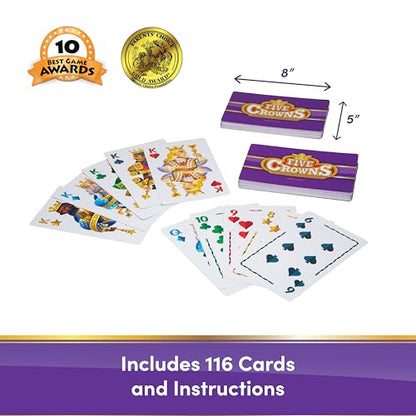 Five Crowns Giant Rummy Style Jumbo Card Game for Kids