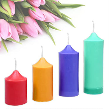 2PCS Pillar Candle Mold (2 Count)