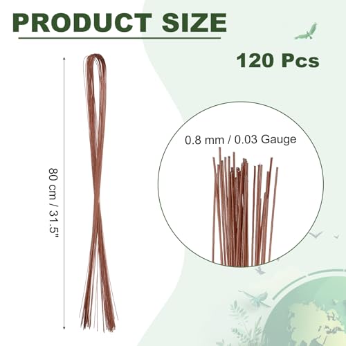 32 Inch 22 Gauge Floral Stem Wire