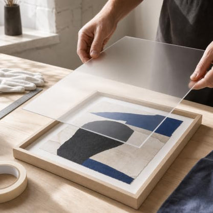 Non Glare Acrylic Replacement for 16x17 Picture Frame