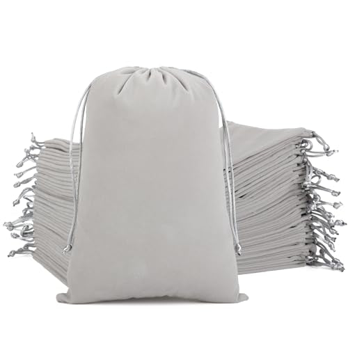 50Pcs Velvet Gift Bags (29.3479 Ounce)