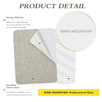 Coarse Linen Repair Patches