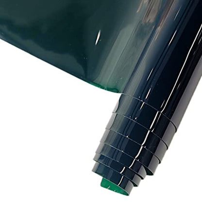HYANG Blackish Green Solid Colors Transparent PVC Super Clear Holographic Vinyl 1 Roll 12" x 47"