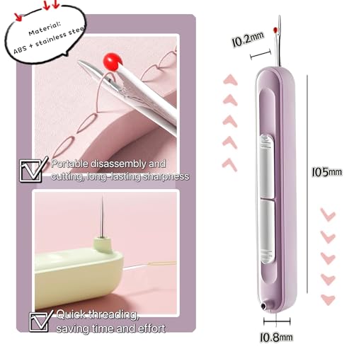 Upgraded 2 in 1 Automatic Needle Threaders Seam Ripper
