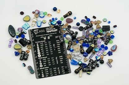1.4oz (40g) Limited Mix of Czech Glass Bead, Set Kit for Hand Made, BG Blue AB
