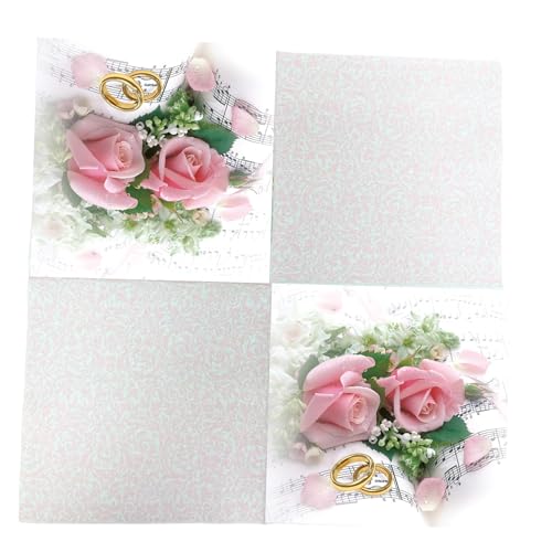 20 ct 13x13 Flowers Paper Luncheon Decoupage Napkins (20 Count)