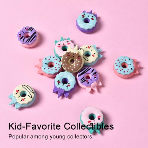 Donut Erasers for Kids Bulk (24 Count)