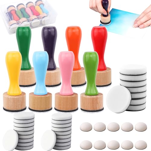 47 Packs Ink Blending Foam Pads Set (47 Count)