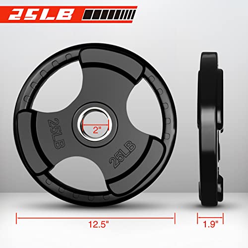 Olympic Rubber Grip Weight Plates