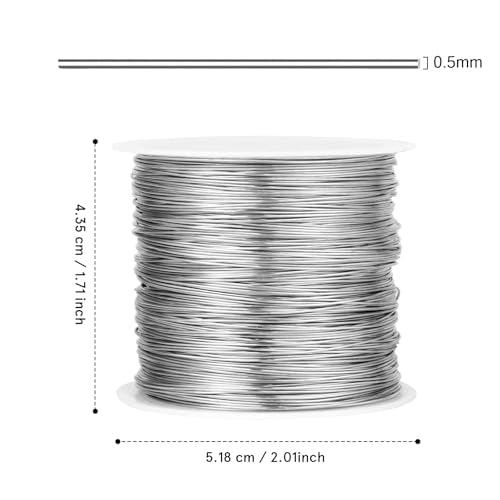 262FT 24 Gauge Craft Wire Jewelry Wire Copper Metal Wire for Jewelry Making (262 Foot)