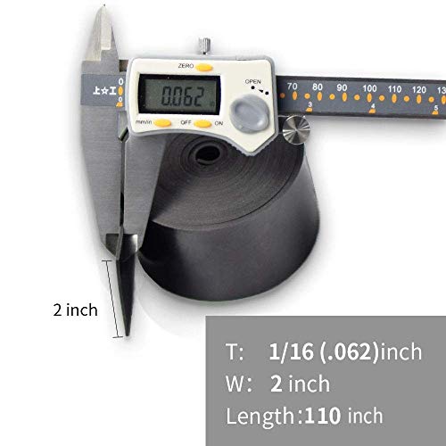 Thin Solid Neoprene Rubber Strips 1 (110 Foot)