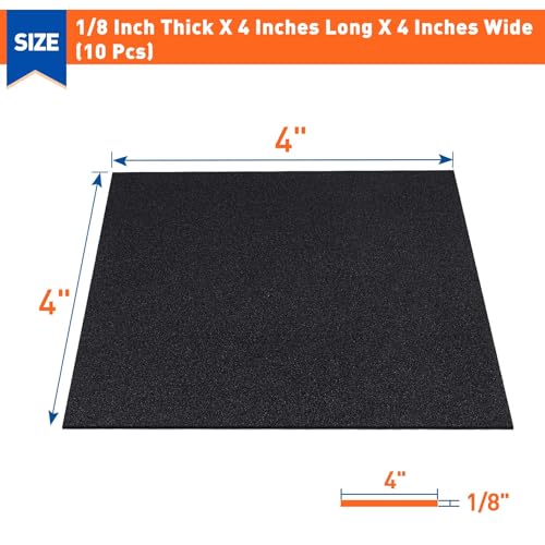 10Pcs Adhesive Foam Padding 1 (10 Count)