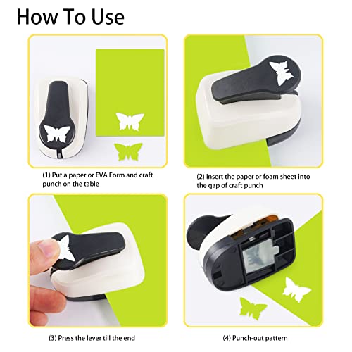 Butterfly Hole Punch 3 PCS