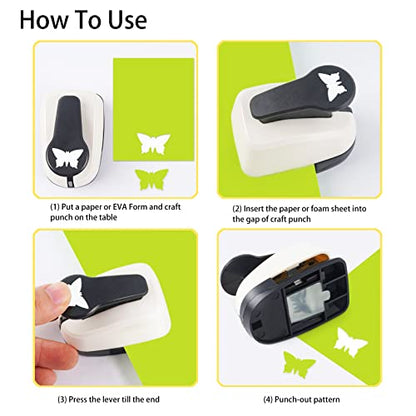 Butterfly Hole Punch 3 PCS