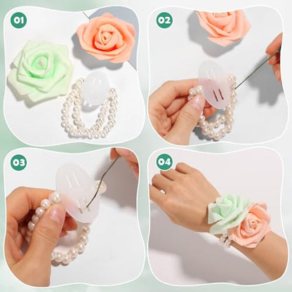 Floral Tape and Floral Wire Arrangement Tool Kit with Green Tape